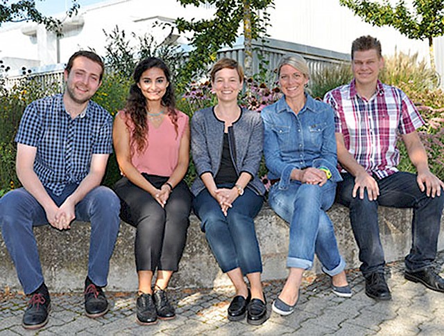 von links: Simon Langner, Cagla Ay, Anita Schmid, Mirjam Hartmann und Patrick Hollerieth.