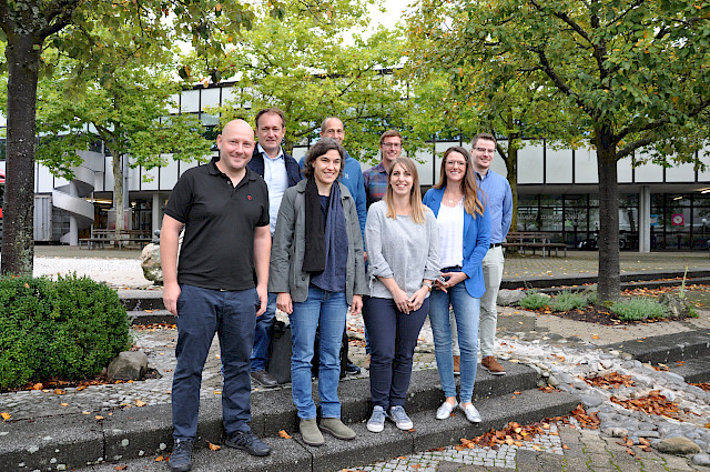 von links: Thomas Uhl, Norbert Liebscher, Andrea Großfuß, Rainer Forderer, Timo Nüßle, Bianca Joos, Britta Glaser und Ralf Eichheimer.