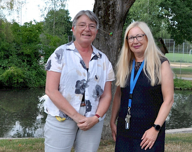 Gabriele Hannig und Gabriele Schäffer-Felix gehen in den wohlverdienten Ruhestand
