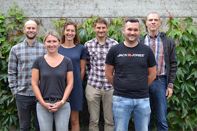 von links: Dennis Schäfer, Patrizia Heider, Verena Rehm, Lukas Pfarr, Michael Bauer und Jürgen Lifka.